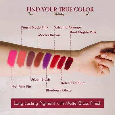 TAC - The Ayurveda Co. Retro Red Plum Lip & Cheek Tint with Shea Butter 10 gm - Lip Stains & Tints