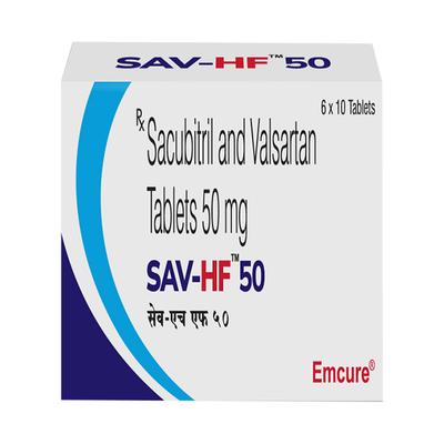 SAV HF 50 Tablet 10's - Heart Failure-Ang