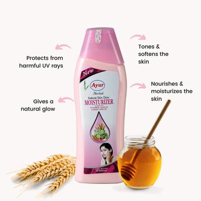 Ayur Herbals Natural Skin Glow Moisturizer 1000 ml - Personal Care (Ayush)
