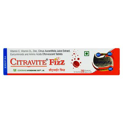 CITRAVITE FIZZ Effervescent Tablet 20's - Supplements-Vam