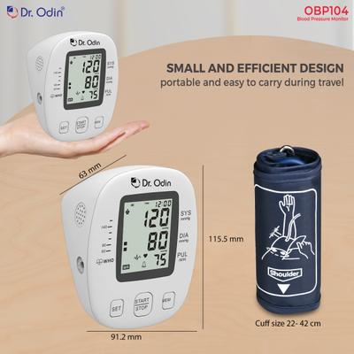 Dr. Odin Pulse Mini Digital Blood Pressure Monitor (OBP104) 1's - Blood Pressure Monitors