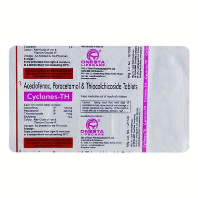 CYCLONES TH Tablet 10's - Pain relief-Nsa