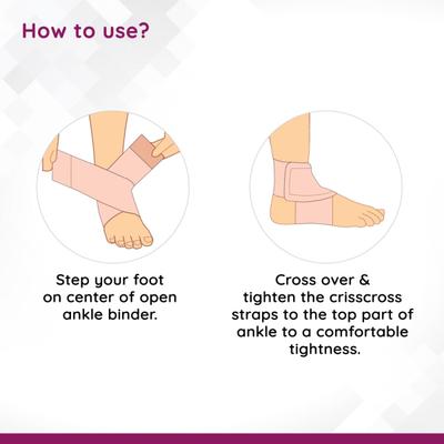 Flamingo Ankle Binder - Beige (OC - 2005) (L) - Ankle/Foot Supports