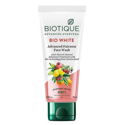 Biotique Bio White Whitening And Brightening Face Wash All Skin 100ml - Face Wash & Cleansers