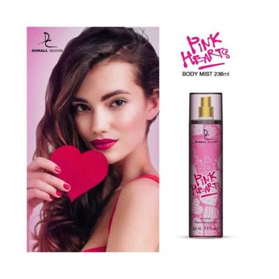 Dorall Collection Pink Hearts Fragrance Body Mist For Women 236 ml - Body Mist/Spray