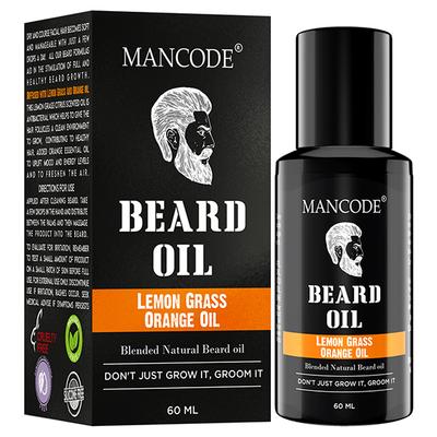 Mancode Beard Oil -Lemon Grass & Orange Oil 60 ml - Beard Oil