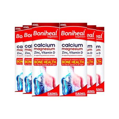 Aimil Boniheal Suspension (Pack of 6 x 200 ml) - Speciality Medicines