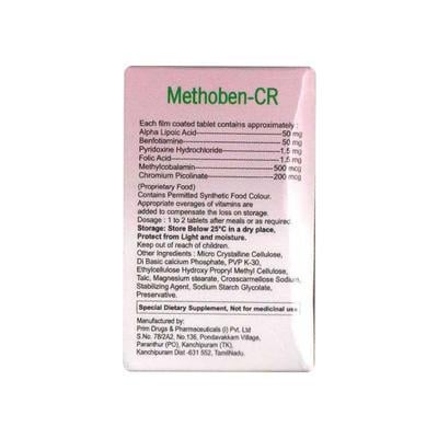 METHOBEN CR Tablet 10's - Supplements-Vam