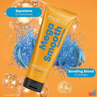 Matrix Mega Smooth Sulfate-Free Mask for Colored & Chemically Treated Hair 250 ml - Hair Masks & Packs
