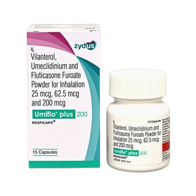 UMIFLO PLUS 200 Respicap 15's - Asthma/COPD-Ast