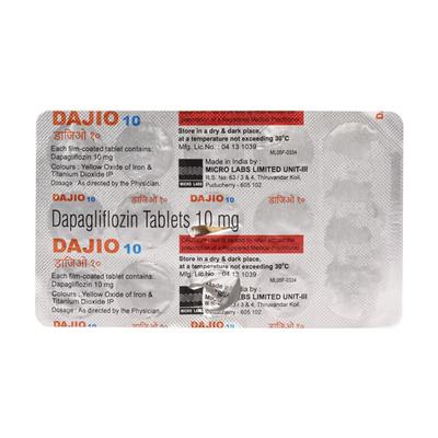 DAJIO 10 Tablet 15's - Diabetes-Ant
