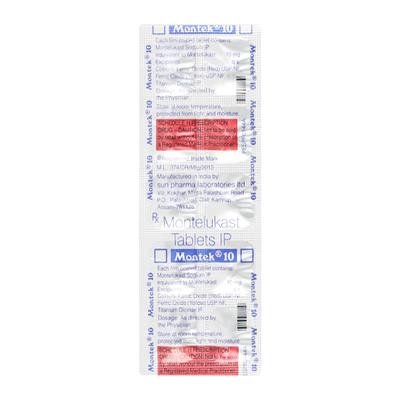 Montek 10mg Tablet 10'S - Asthma/COPD-Ast