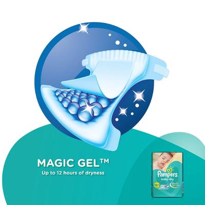 Pampers Baby-Dry Nb (S) 11's - Diapers & Wipes