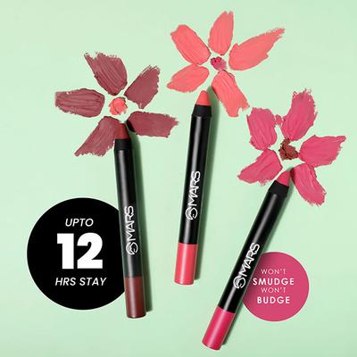 MARS Won't Budge Won't Smudge Lip Crayon - Girl Power 3.5 gm - Lip Crayons