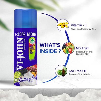 VI-John Fruit Fusion Properties 400gm - Shaving Foams