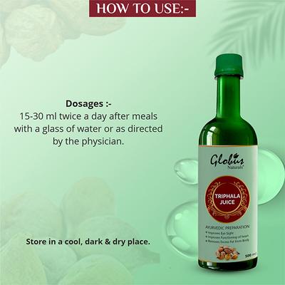 Globus Naturals Triphala Juice 500 ml - Ayurvedic Juices