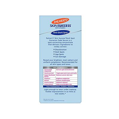Palmer's Skin Success With Vitamin E Dark Spot Corrector For All Skin Types Fade Serum 30ml - Face Gels