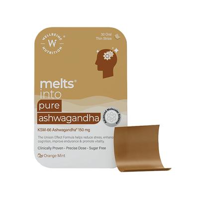Wellbeing Nutrition Melts Pure Ashwagandha 30's - Multi-Vitamins