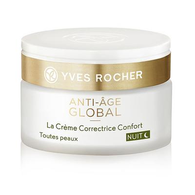 Yves Rocher Anti Age Global Anti Ageing Comfort Cream Night All Skin Types 50 ml - Night Cream