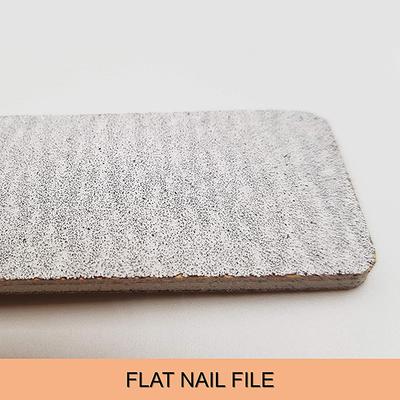 Majestique Flat Nail File Double Sides for Perfectly Shaped and Smooth Nails - Color May Vary 1's - Manicure & Pedicure Kits
