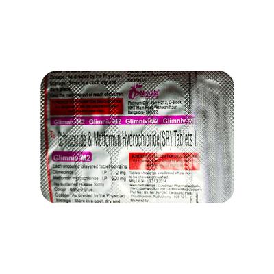 GLIMNIV M 2 Tablet 10's - Diabetes-Ant