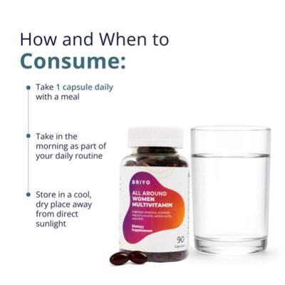 Briyo All Around Women's Multivitamin Softgel 90s - Multi-Vitamins