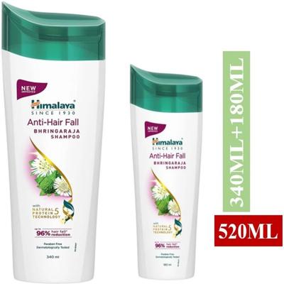 Himalaya Anti Hair Fall Shampoo - Bhringaraja 340 ml + Free Himalaya Anti Hair Fall Shampoo - Bhringaraja 180 ml 1 s - Shampoos