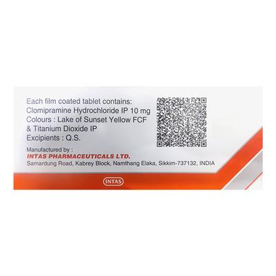 CLONIL 10 Tablet 15's - Depression-Ant