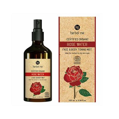HM Herbal Me Certified Organic Rose Water 100ml - Masks & Peels