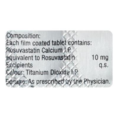 Fortius 10mg Tablet 10'S - High Cholesterol-Dys