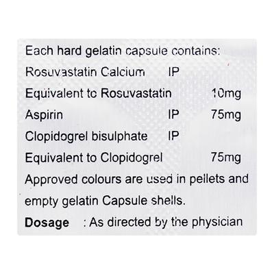 Rozula Gold 10mg Capsule 10'S - High Cholesterol-Dys