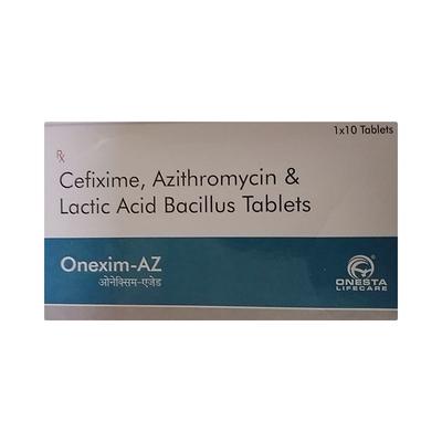 ONEXIM AZ Tablet 10's - Bacterial Infections-Cep