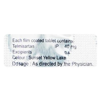 TELEDOC 40mg Tablet 10's - Hypertension-Ang