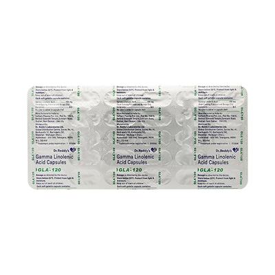 GLA 120mg Capsule 30'S - Nootropics And Neurotrophics