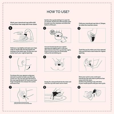 TWC Menstrual Cup (Large) 30 gm - Menstrual Cups