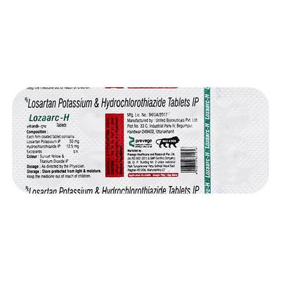 LOZAARC H Tablet 10's - Hypertension-Ana
