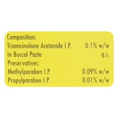 KENACORT NEW 0.1% Paste 7.5gm - Oral Care - P-Mou
