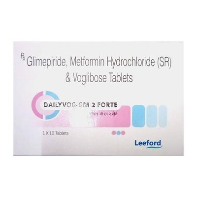 DAILYVOG GM 2 FORTE Tablet 10's - Diabetes-Ant