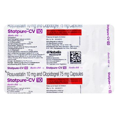 STATPURE CV 10 Capsule 10's - High Cholesterol-Dys