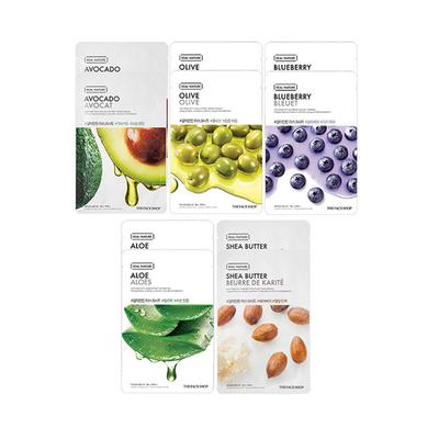 The Face Shop Unisex Glowing Face Masksheet (Pack Of 10) - Masks & Peels