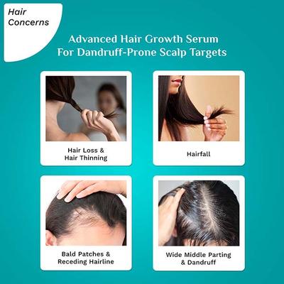 Pilgrim 3% Redensyl & 4% An again ADVANCED HAIR GROWTH SERUM For Dandruff-Prone Scalp 30 ml - Hair Serums