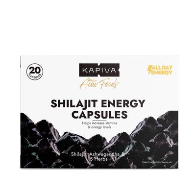 Kapiva Activ Foods Shilajit Energy Capsules 20's - Speciality Medicines