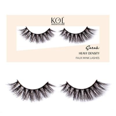 Kingdom Of Lashes - Sarah - Faux Mink False Eyelashes 1's - Eyelashes
