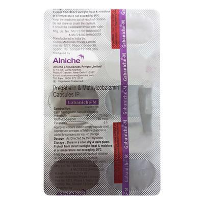 GABANICHE M Capsule 10's - Neuropathic Pain-Dru