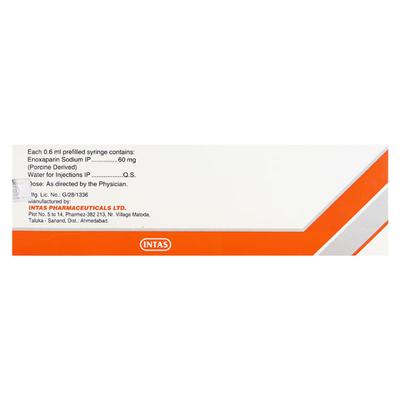 Loparin 60mg Injection 0.6ml - Blood Clot-Ant