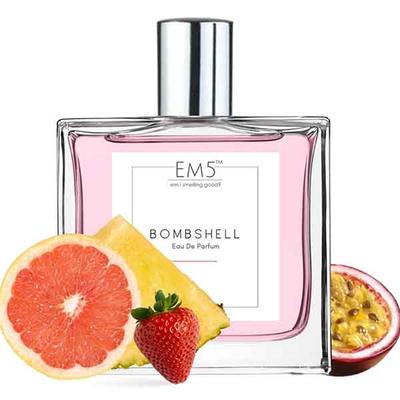 EM5 Bombshell Perfume for Women - Eau De Parfum Spray, Vanilla Coffee White Floral 50 ml - Women Perfumes (Edt/Edp)