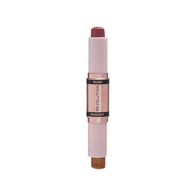 Makeup Revolution Blush & Highlight Stick Flushing Pink 8.6 gm - Blushes