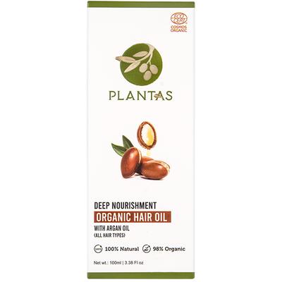 Plantas Deep Nourishment Organic Hair Oil 100 ml - Hair Oils
