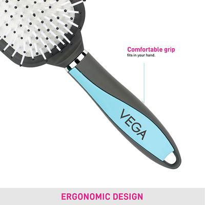 Vega Paddle Brush Grey (E23 - PB) 1's - Hair Brushes