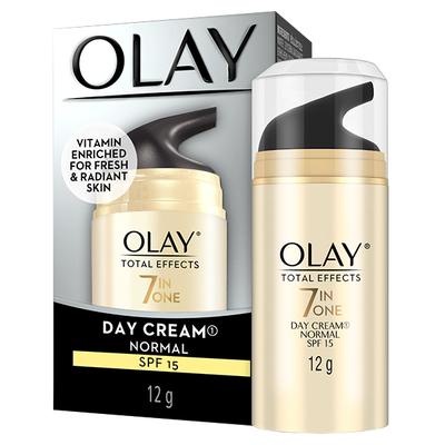 Olay Day Cream- Total Effects 7 in 1 Anti Ageing Mini Moisturiser (SPF 15) 12 gm - Day Cream